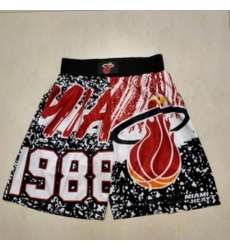 Miami Heat Basketball Shorts 036