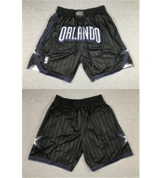 Men Orlando Magic Black Shorts