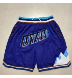 Utah Jazz Jerseys Basketball Shorts 004