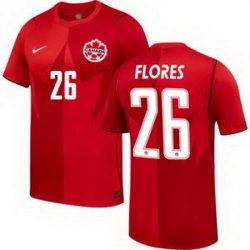 Men 26 Canada Marcelo Flores Replica Away   1
