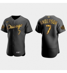 Men Chicago White Sox Tim Anderson 2022 Mlb All Star Game Authentic Black Men Jersey