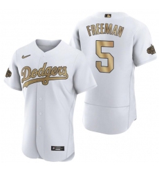 Men Los Angeles Dodgers freddie freeman white 2022 mlb all-star game authentic jersey