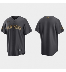 Men New York Yankees 2022 Mlb All Star Game Charcoal  Jersey