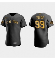 Men New York Yankees Aaron Judge 2022 Mlb All Star Game Black Men Jersey