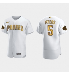 Men San Diego Padres Wil Myers 2022 Mlb All Star Game White Gold Men Jersey