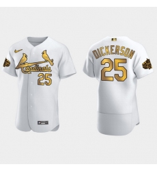 Men St.Louis Cardinals Corey Dickerson 2022 Mlb All Star Game White Gold Men Jersey