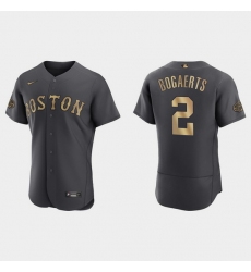 Men Xander Bogaerts Boston Red Sox 2022 Mlb All Star Game Authentic Charcoal Jersey