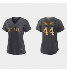 Women Julio Rodriguez Seattle Mariners 2022 Mlb All Star Game Replica Charcoal Jersey