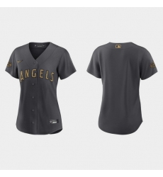 Women Los Angeles Angels 2022 Mlb All Star Game Replica Charcoal Jersey