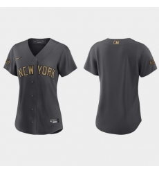 Women New York Yankees 2022 Mlb All Star Game Replica Charcoal Jersey