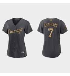 Women Tim Anderson Chicago White Sox 2022 Mlb All Star Game Replica Charcoal Jersey