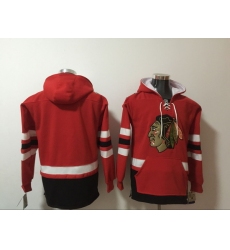 Chicago Blackhawks Blank Red NHL Jersey Hoodie