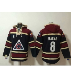 Men Colorado Avalanche 8 Cale Makar Stitched Hoody