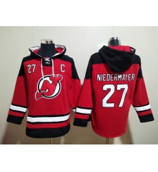 Men New Jersey Devils #27 Scott Niedermayer Stitched Hoody