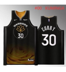 Men Warriors #00 KUMINGA Black City Edition Jersey