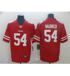 Toddler San Francisco 49ers 54 Fred Warner Red Vapor Untouchable Limited Stitched Football Jersey