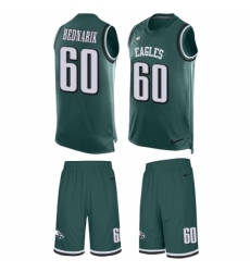Men's Nike Philadelphia Eagles #60 Chuck Bednarik Limited Midnight Green Tank Top Suit NFL Jersey