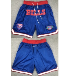 Men Buffalo Bills Blue Shorts