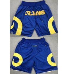 Men Los Angeles Rams Royal Shorts