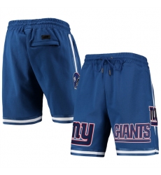 Men New York Giants Blue Shorts