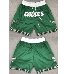 Men Philadelphia Eagles Green Shorts