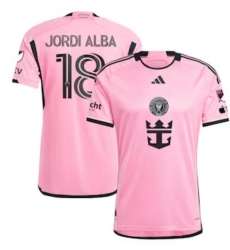 Men's Inter Miami CF Jordi Alba Ramos adidas Pink 2024 2getherness Authentic Player Jersey