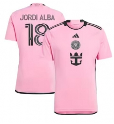 Men's Inter Miami CF Jordi Alba Ramos adidas Pink 2024 2getherness Replica Player Jersey