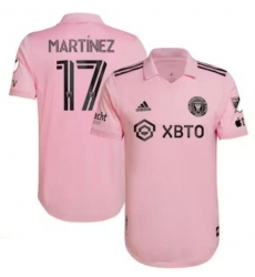 Men's Inter Miami CF Josef Martinez adidas Pink 2022 The Heart Beat Kit Authentic Player Jersey