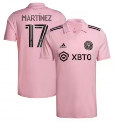 Men's Inter Miami CF Josef Martínez adidas Pink 2022 The Heart Beat Kit Replica Player Jersey