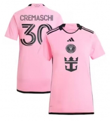 Women's Inter Miami CF Benjamin Cremaschi adidas Pink 2024 2getherness Replica Player Jersey