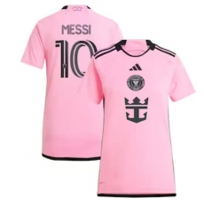 Women's Inter Miami CF Lionel Messi adidas Pink 2024 2getherness Replica Player Jersey