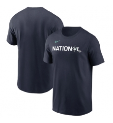 Men All Star 2023 Navy Wordmark T Shirt