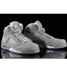Men Air Jordan 5 Retro Gray Shoes 24F3