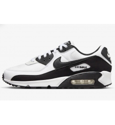 Men Nike Air Max 90 White Black Shoes 24D03