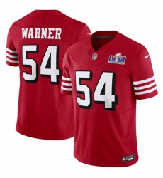 Youth San Francisco 49ers 54 Fred Warner New Red 2023 F U S E  Vapor Untouchable Limited Stitched Football 2024 Super Bowl LVIII Jersey