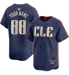Men Women Youth Toddler CLEVELAND GUARDIANS Custom Stitched Jersey Blue