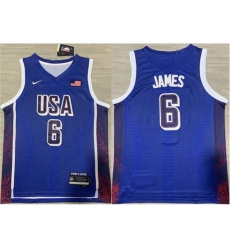 Men USA Active Player Custom Navy Blue 2024 Olympics Stitched Basketball Jersey Men USA Active Player Custom Navy Blue 2024 Olympics Stitched Basketball Jersey