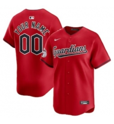 Men Women youth  Cleveland Guardians Nike Red Custom Stitched MLB Jersey