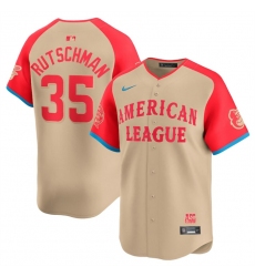 Men American League 35 Adley Rutschman Cream 2024 All Star Limited Stitched Baseball Jersey