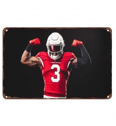 Arizona Cardinals Aluminum Sign 12x8 Inch Budda Baker 002