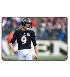 Baltimore Ravens Aluminum Sign 12x8 Inch Justin Tucker 004