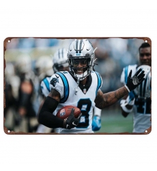 Carolina Panthers Aluminum Sign 12x8 Inch Jaycee Horn 002