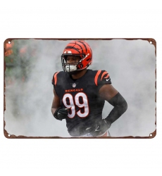 Cincinnati Bengals Aluminum Sign 12x8 Inch Myles Murphy 002