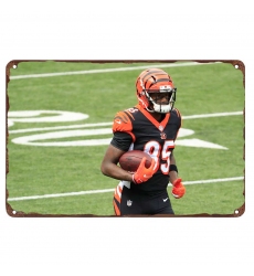 Cincinnati Bengals Aluminum Sign 12x8 Inch Tee Higgins 003