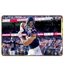 chicago bears Aluminum Sign 12x8 Inch Cole Kmet 003