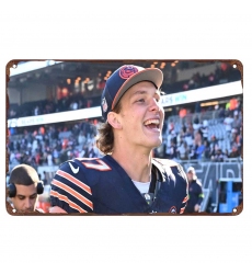 chicago bears Aluminum Sign 12x8 Inch Tyson Bagent 002