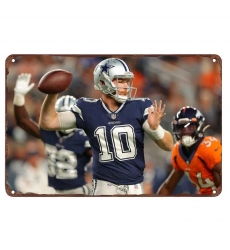 Dallas Cowboys Aluminum Sign 12x8 Inch Cooper Rush 001