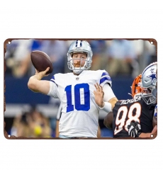 Dallas Cowboys Aluminum Sign 12x8 Inch Cooper Rush 002