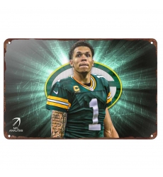 Green Bay Packers Aluminum Sign 12x8 Inch Christian Watson 003