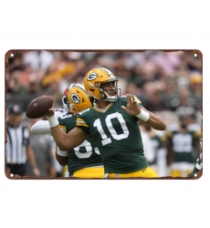 Green Bay Packers Aluminum Sign 12x8 Inch Jordan Love 004